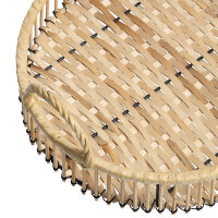 Dekotablett "Rattan"