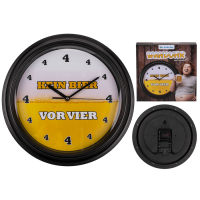 Wanduhr mit Sound, Kein Bier vor 4